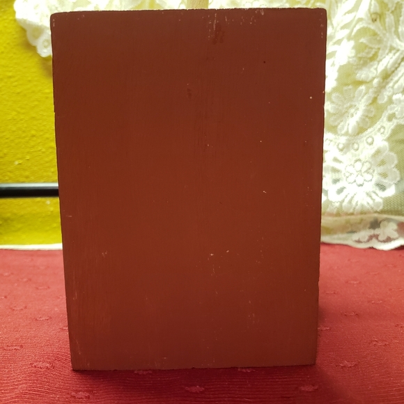 Vtg Wooden Painted Birdhouse Very Clean! Unused ! - Picture 7 of 7